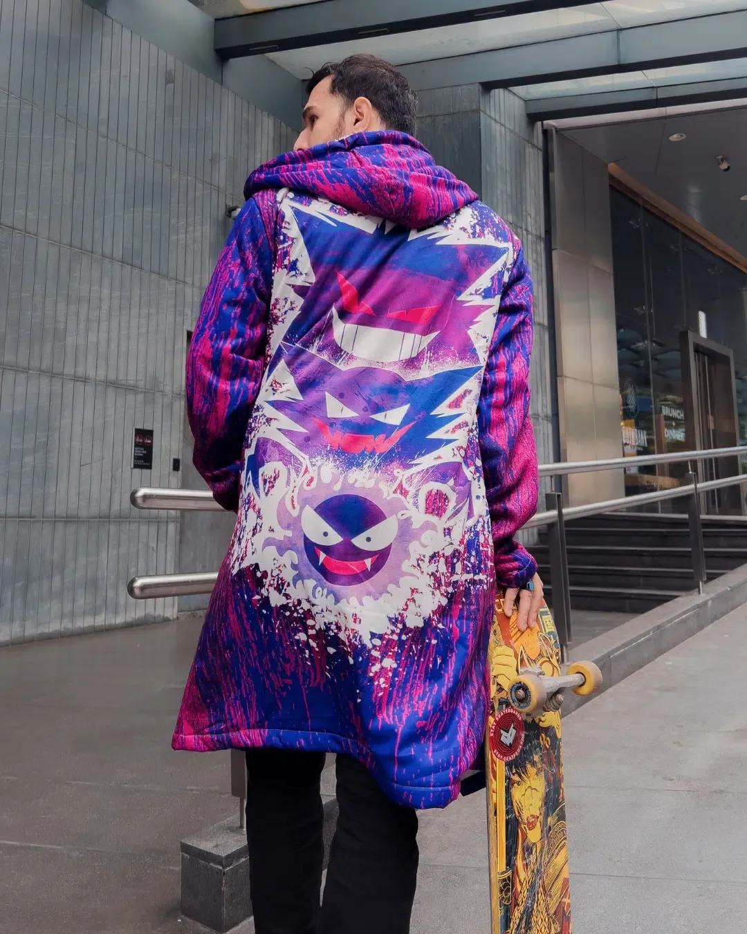 Trippy Ghostly Evolution Ghastly Haunter Gengar Pokemon Dream Cloak Coat