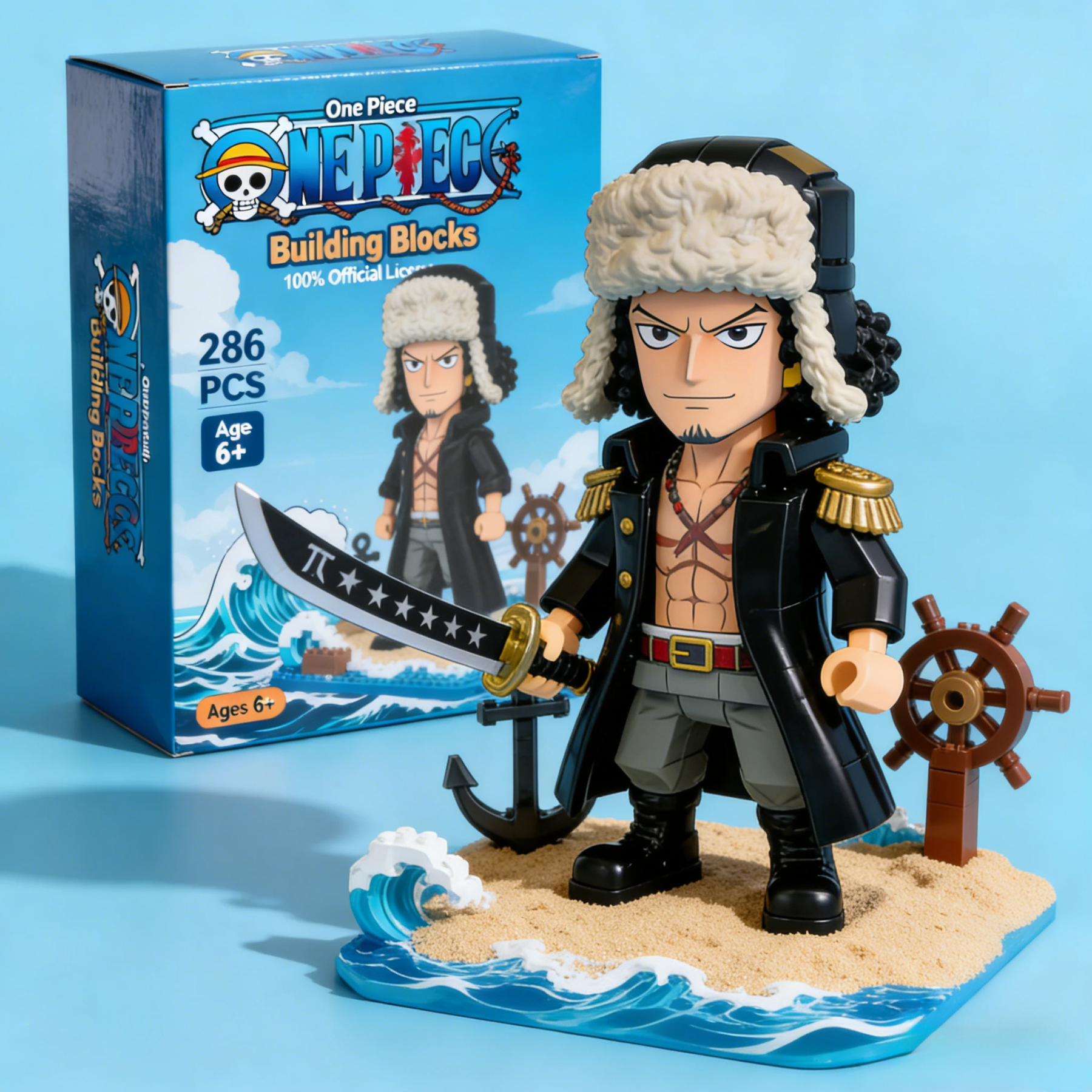 Trafalgar Law Building Block Figure | Popular One Piece Collectible