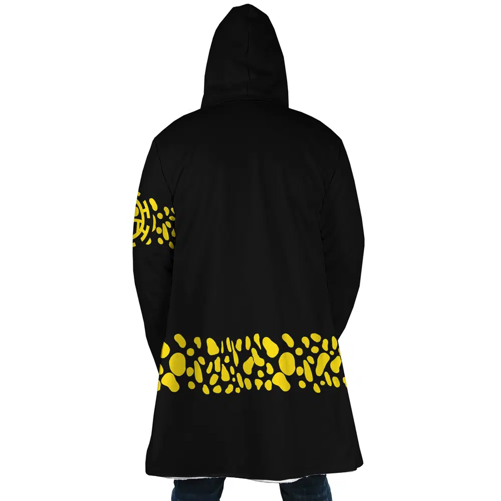 Black Trafalgar D. Water Law Punk Hazard One Piece Dream Cloak Coat