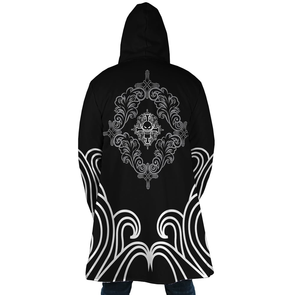 Black Whitebeard Pirates One Piece Dream Cloak Coat