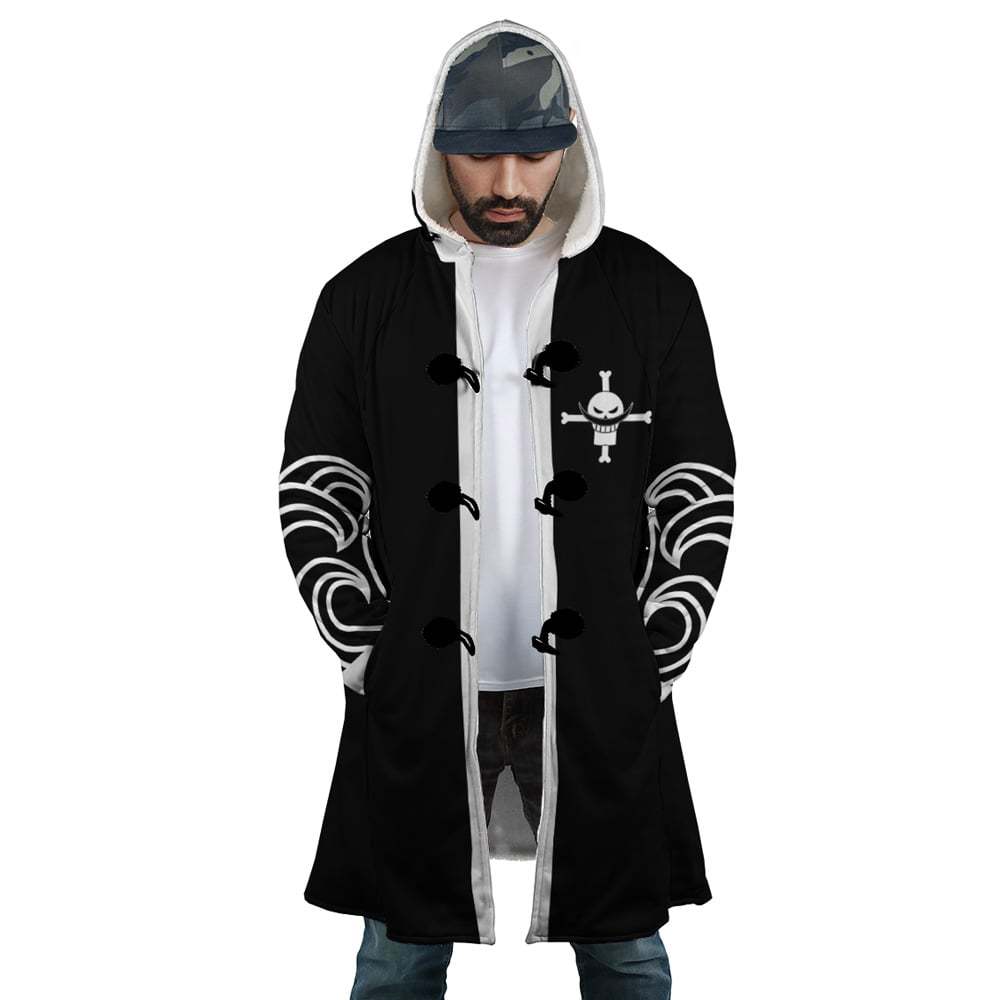 Black Whitebeard Pirates One Piece Dream Cloak Coat