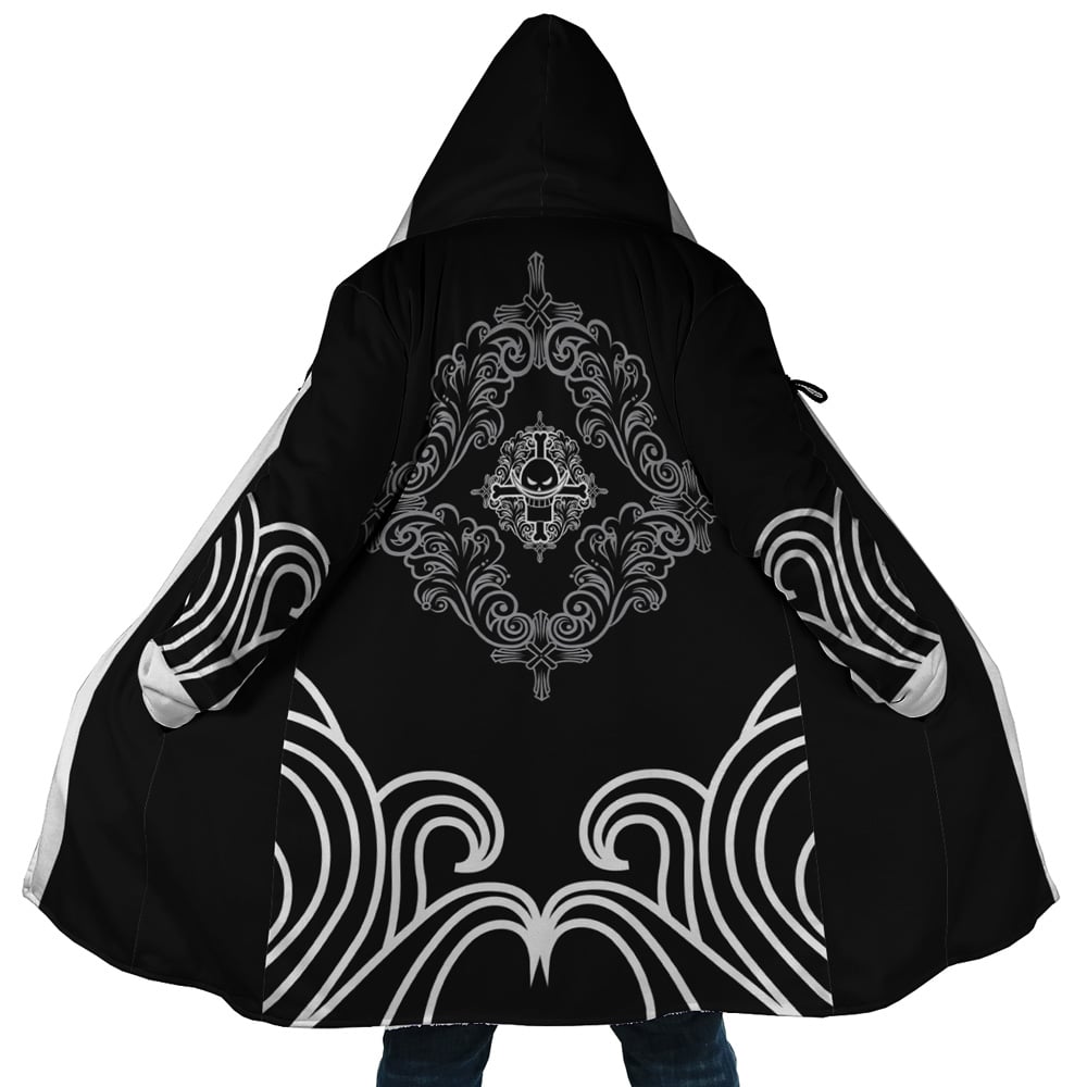 Black Whitebeard Pirates One Piece Dream Cloak Coat