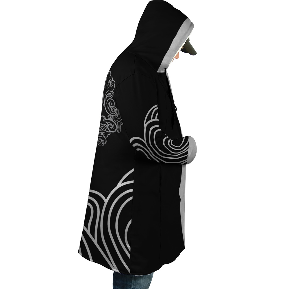 Black Whitebeard Pirates One Piece Dream Cloak Coat
