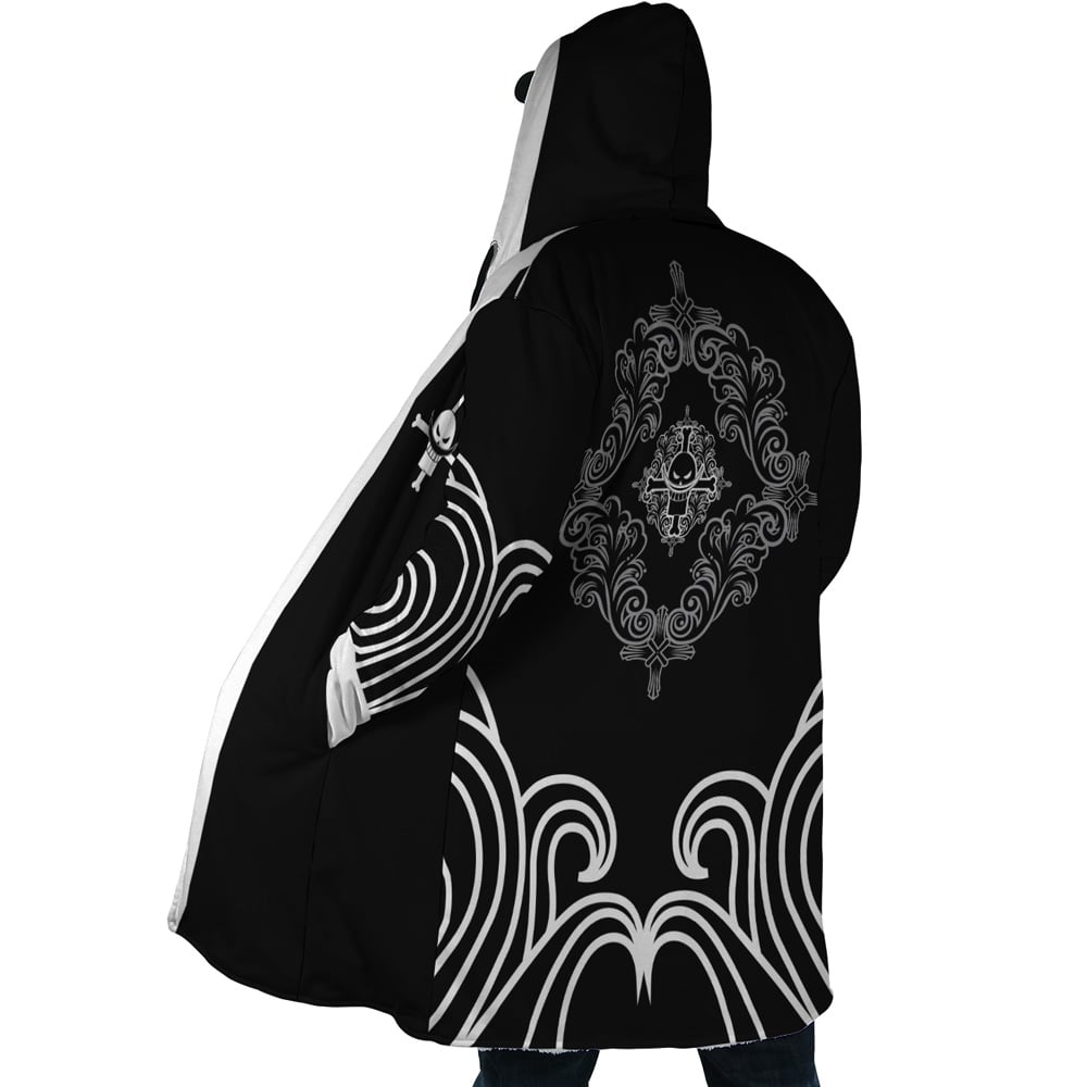 Black Whitebeard Pirates One Piece Dream Cloak Coat