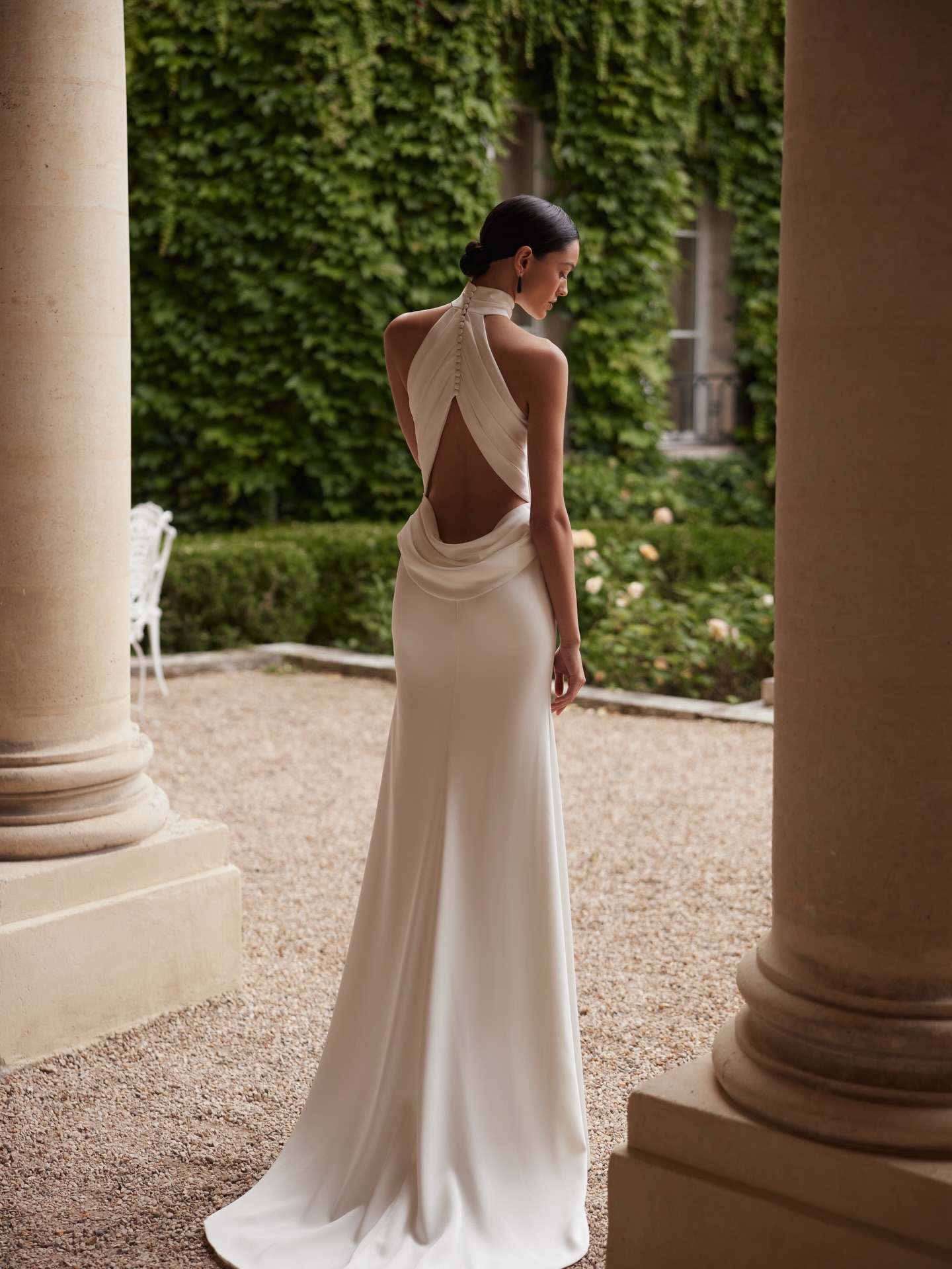 Ayla White Slit Dress