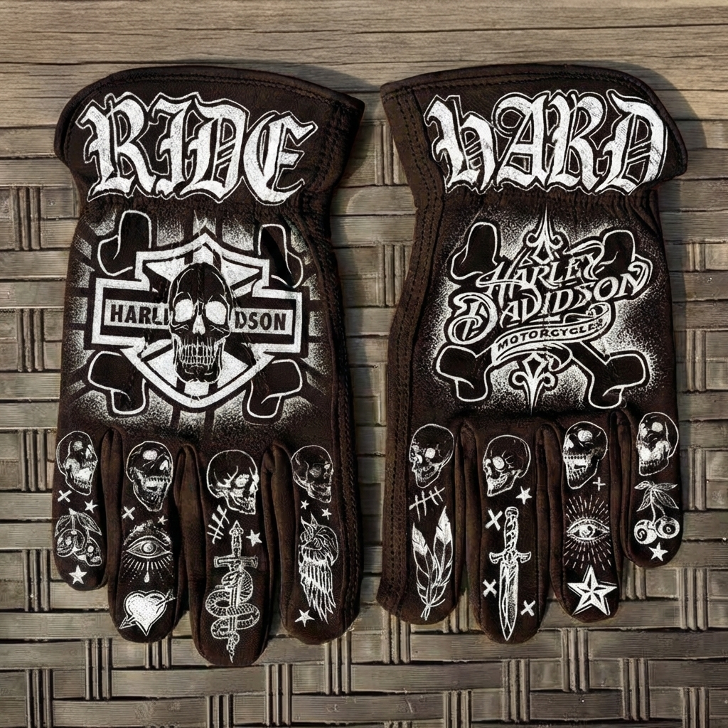 Vintage-Inspired Leather Work Gloves