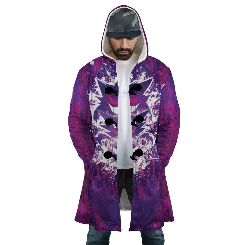 Trippy Ghostly Evolution Ghastly Haunter Gengar Pokemon Dream Cloak Coat