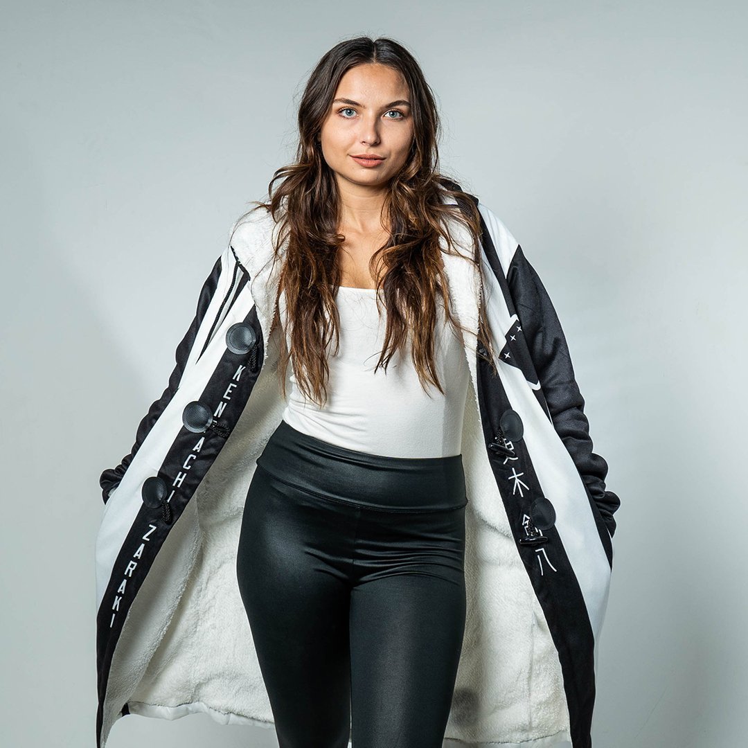 Gotei 13 11th Division Captain Kenpachi Zaraki Bleach Dream Cloak Coat