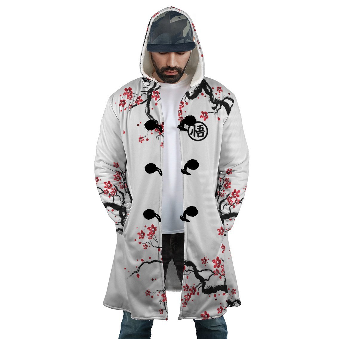 Goku Cherry Blossom Dragon Ball Z Dream Cloak Coat
