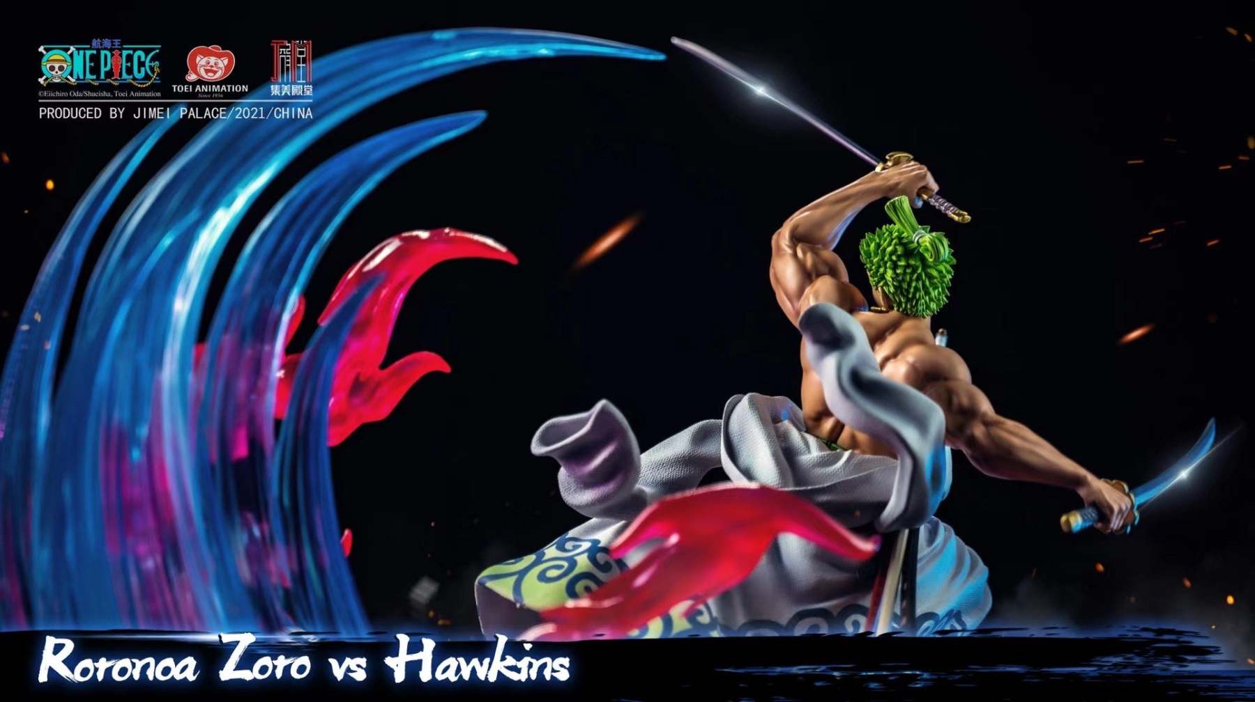 Jimei Palace - One Piece Roronoa Zoro VS Hawkins