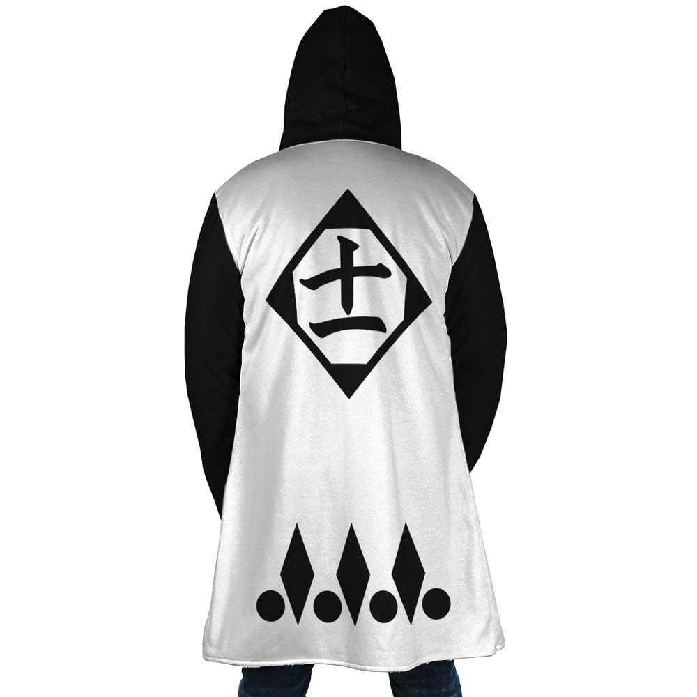 Gotei 13 11th Division Captain Kenpachi Zaraki Bleach Dream Cloak Coat