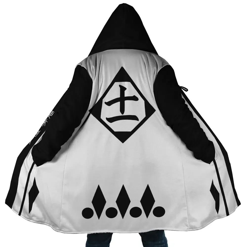 Gotei 13 11th Division Captain Kenpachi Zaraki Bleach Dream Cloak Coat