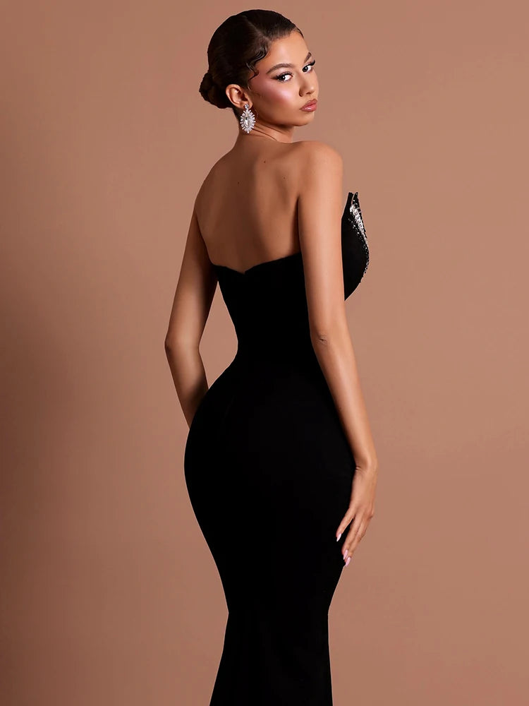 Alessandra Rhinestone Gown