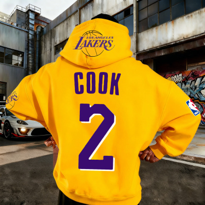 Relaxed Fit Gold Los Angeles Cook 2 Hoodie