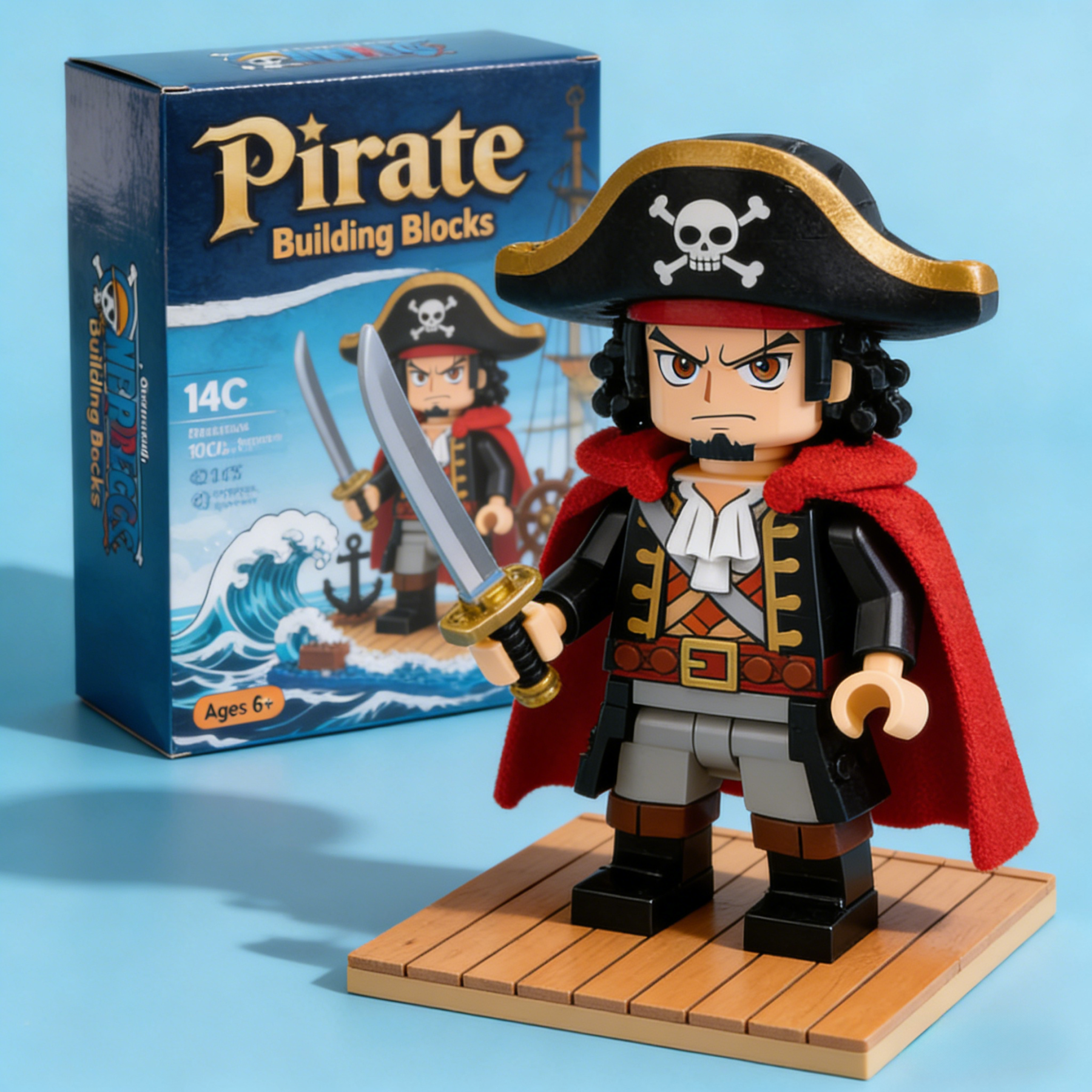 Gol D. Roger Classic Block Figure | Must-Have for One Piece Fans