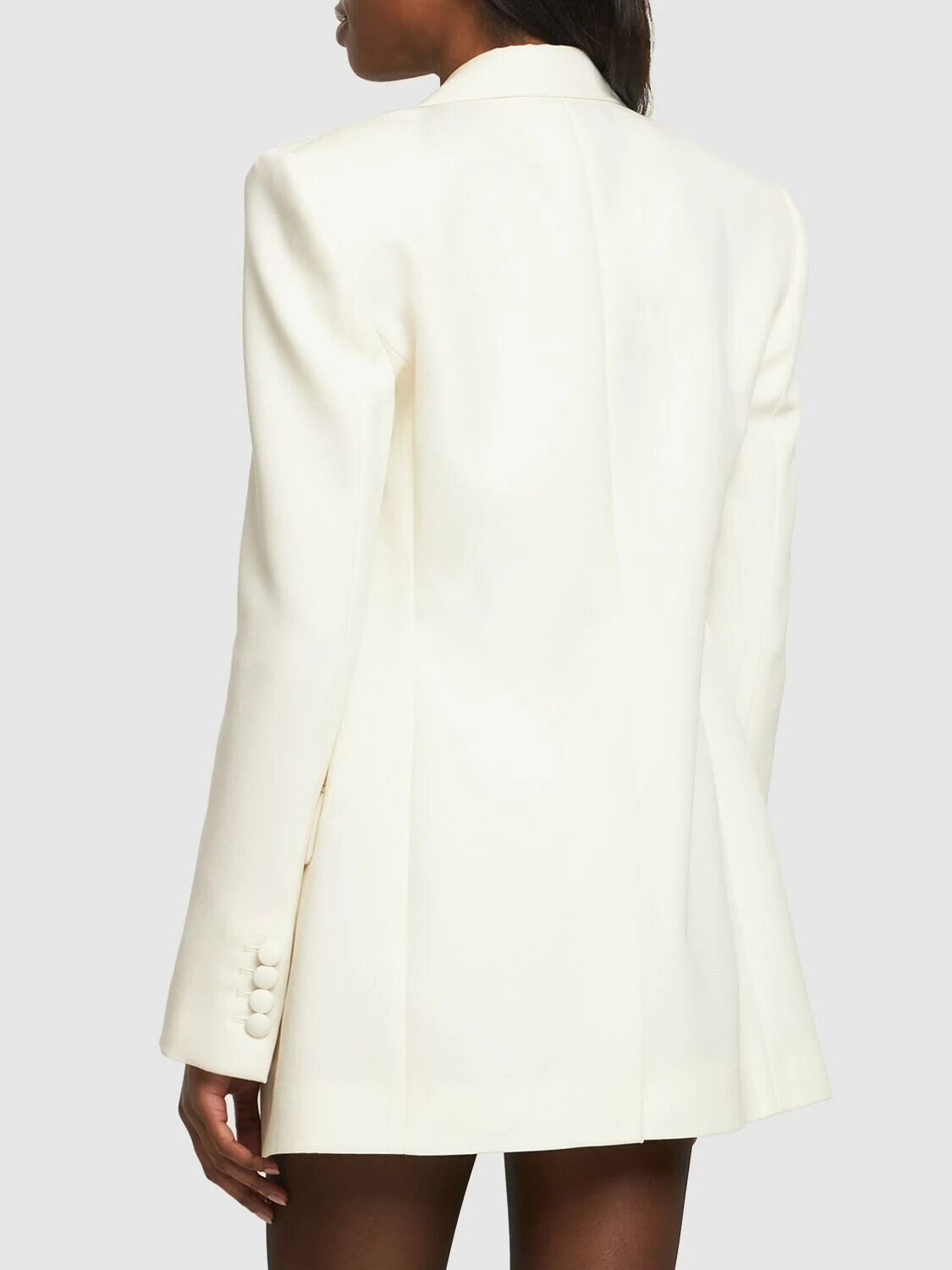 Aliyah Color-blocked lapel suit jacket