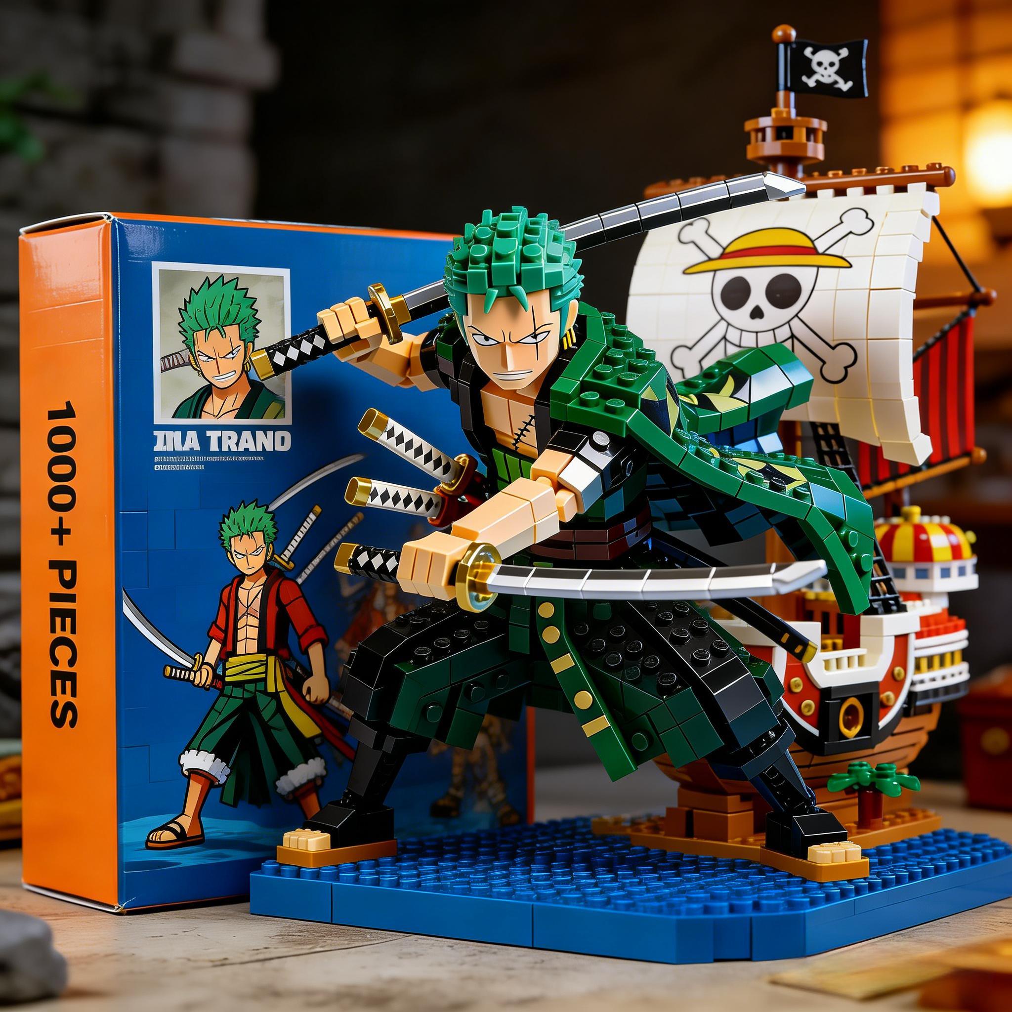 Roronoa Zoro Classic Block Figure | Must-Have for One Piece Fans
