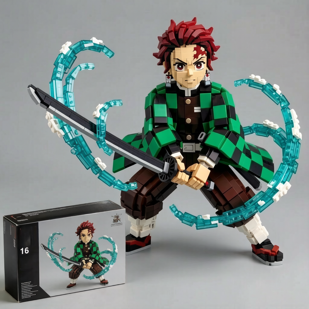 Demon Slayer Tanjiro Block Figure