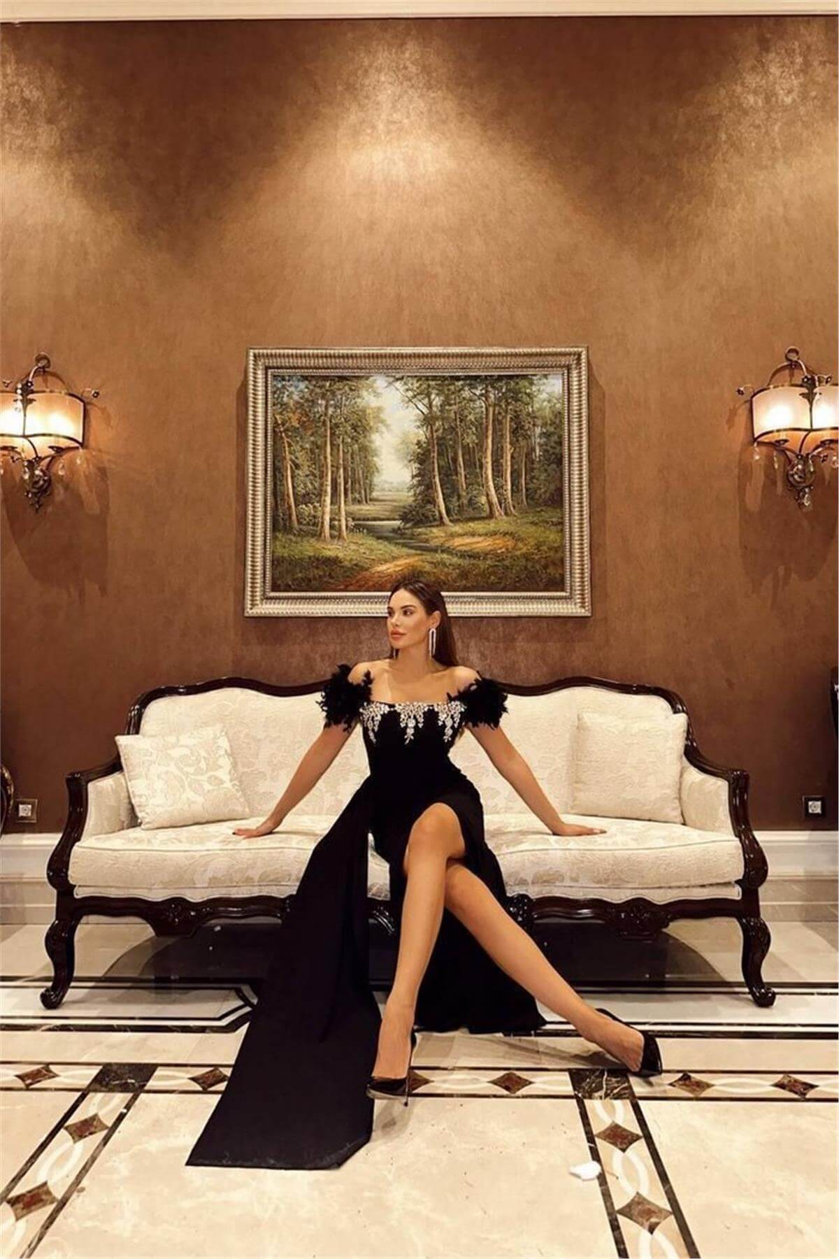 Amabel Slit bandage dress