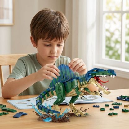 2005Pcs Blocks Building Set for 6+ Years Old Fans of Jurassic Theme & Prehistoric World, Gift Toy for Boys and Girls