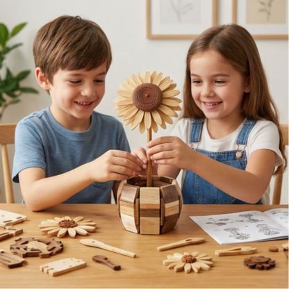 Sunflower Building Set Flowers with Vase Van Gogh Botanical Collection 1009pcs Compatible with Lego Ideal for Home and Office Decor Art Lover's  Gift