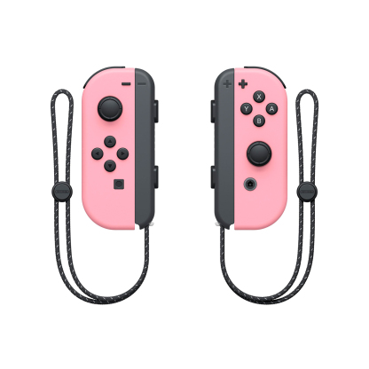 Pink Replacement Controllers for Switch (Wake-up & Screenshot) - Compatible with Switch Lite/OLED