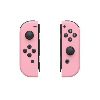 Pink Replacement Controllers for Switch (Wake-up & Screenshot) - Compatible with Switch Lite/OLED