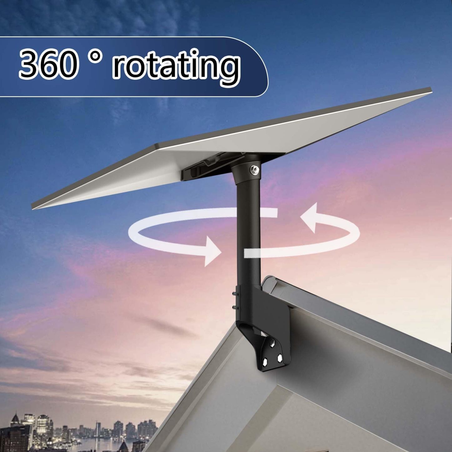 Starlink Gen 3 Mount,360 Degree Adjustable Starlink Short Wall Mount,Starlink Roof Mount,Starlink Mounting Kit,Starlink Pole Mount