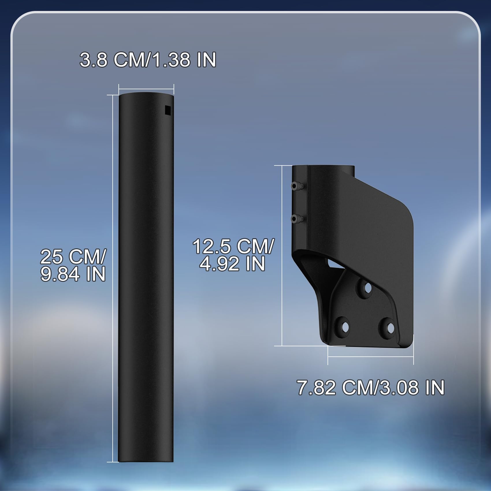 Starlink Gen 3 Mount,360 Degree Adjustable Starlink Short Wall Mount,Starlink Roof Mount,Starlink Mounting Kit,Starlink Pole Mount