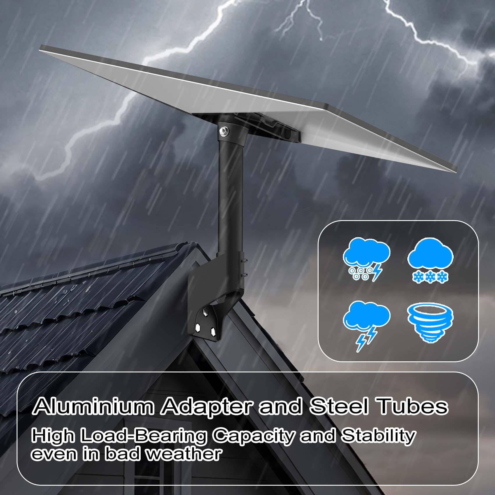 Starlink Gen 3 Mount,360 Degree Adjustable Starlink Short Wall Mount,Starlink Roof Mount,Starlink Mounting Kit,Starlink Pole Mount