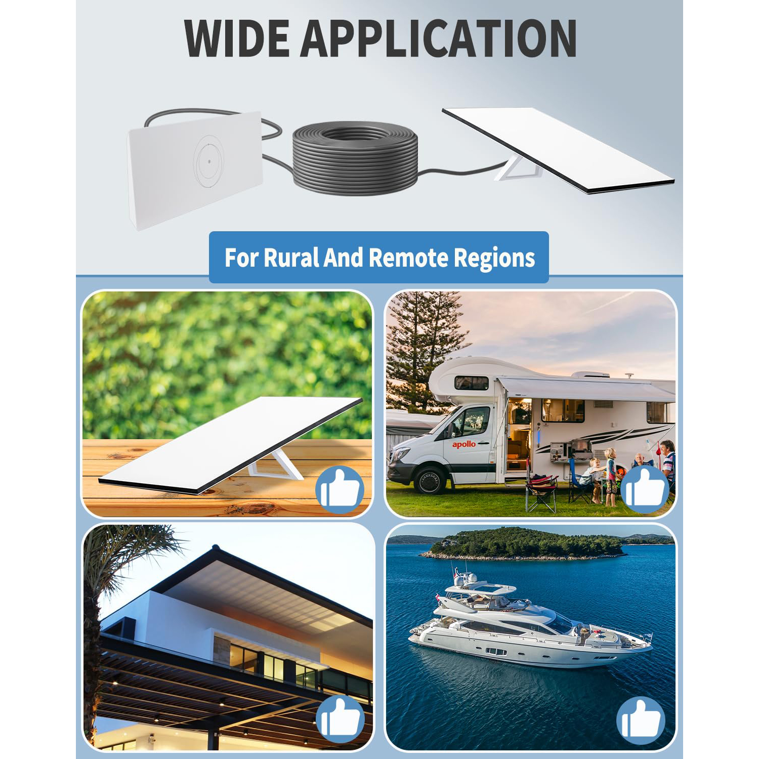 Replacement Extension Cable for Starlink Gen 3/Mini, 10m / 32.8 FT High-Speed Satellite Internet Accessory & Extension Cord for Star Link V3 Dish