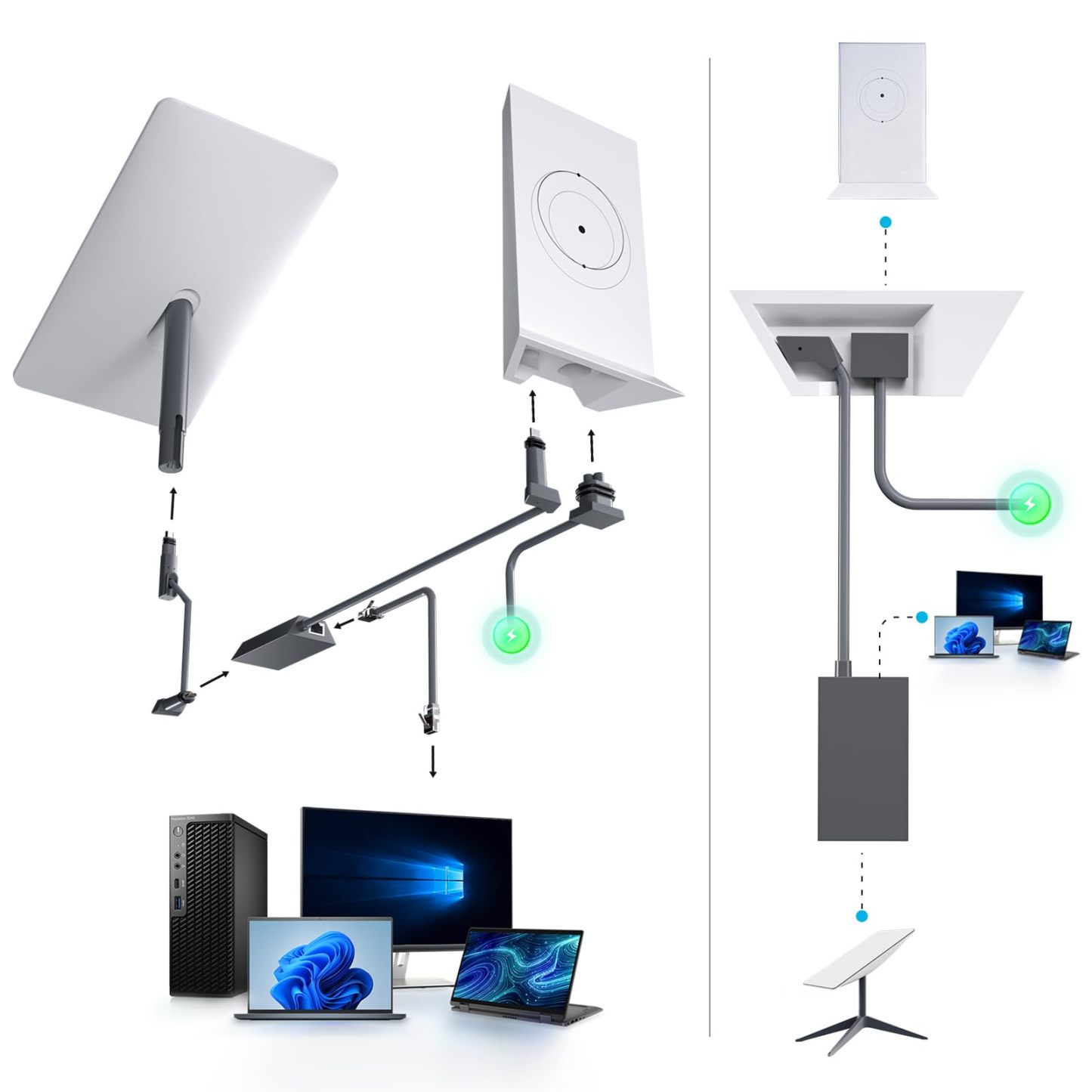Starlink Ethernet Adapter Gen 2 Rectangular Satellite V2 Fast Stable Connection Standard Actuated Wired Network