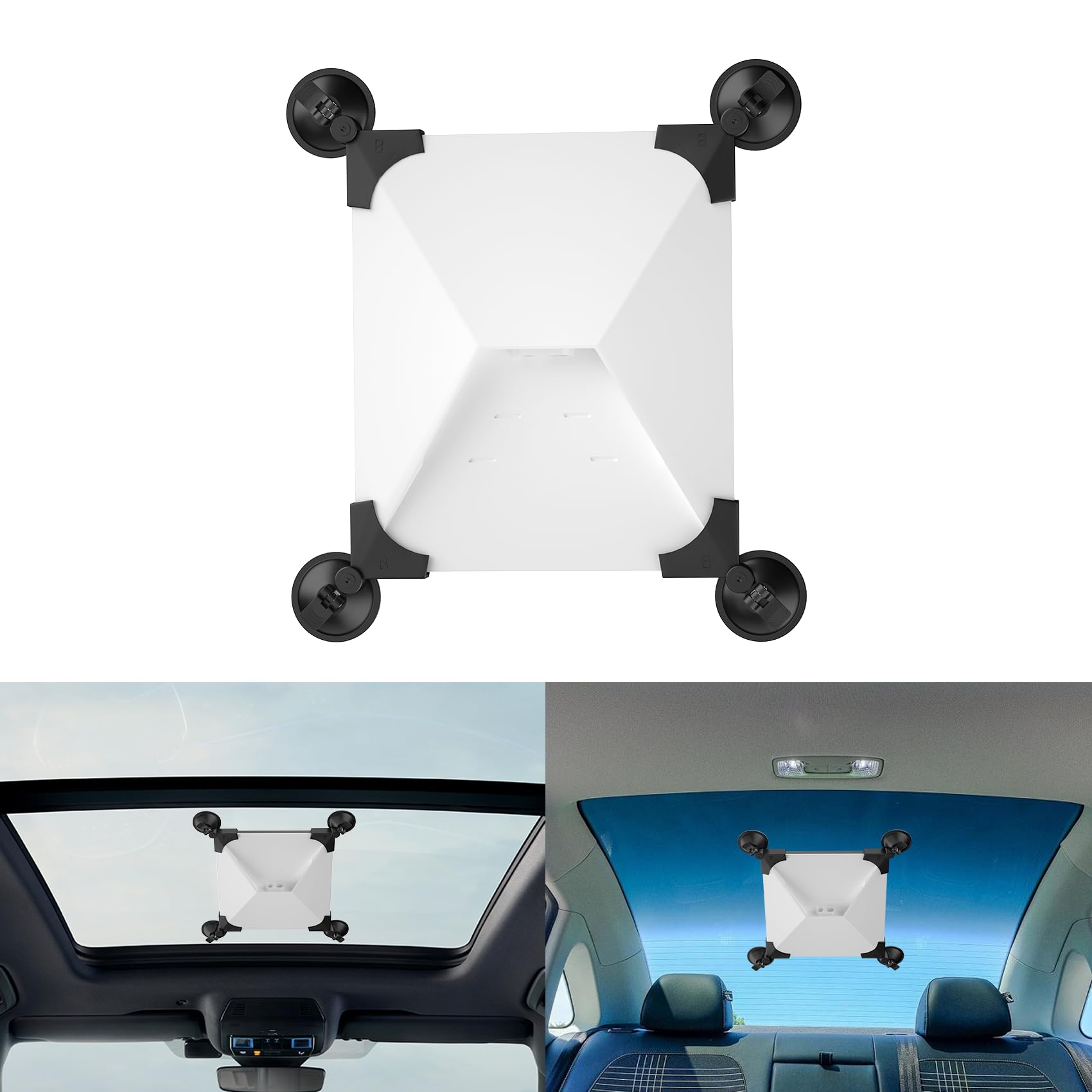 Starlink Mini Car Mount  Sunroof Suction Cup  inside  Car Windows and Sunroofs Ensures Stable Satellite Signal While Driving Strong Suction Design