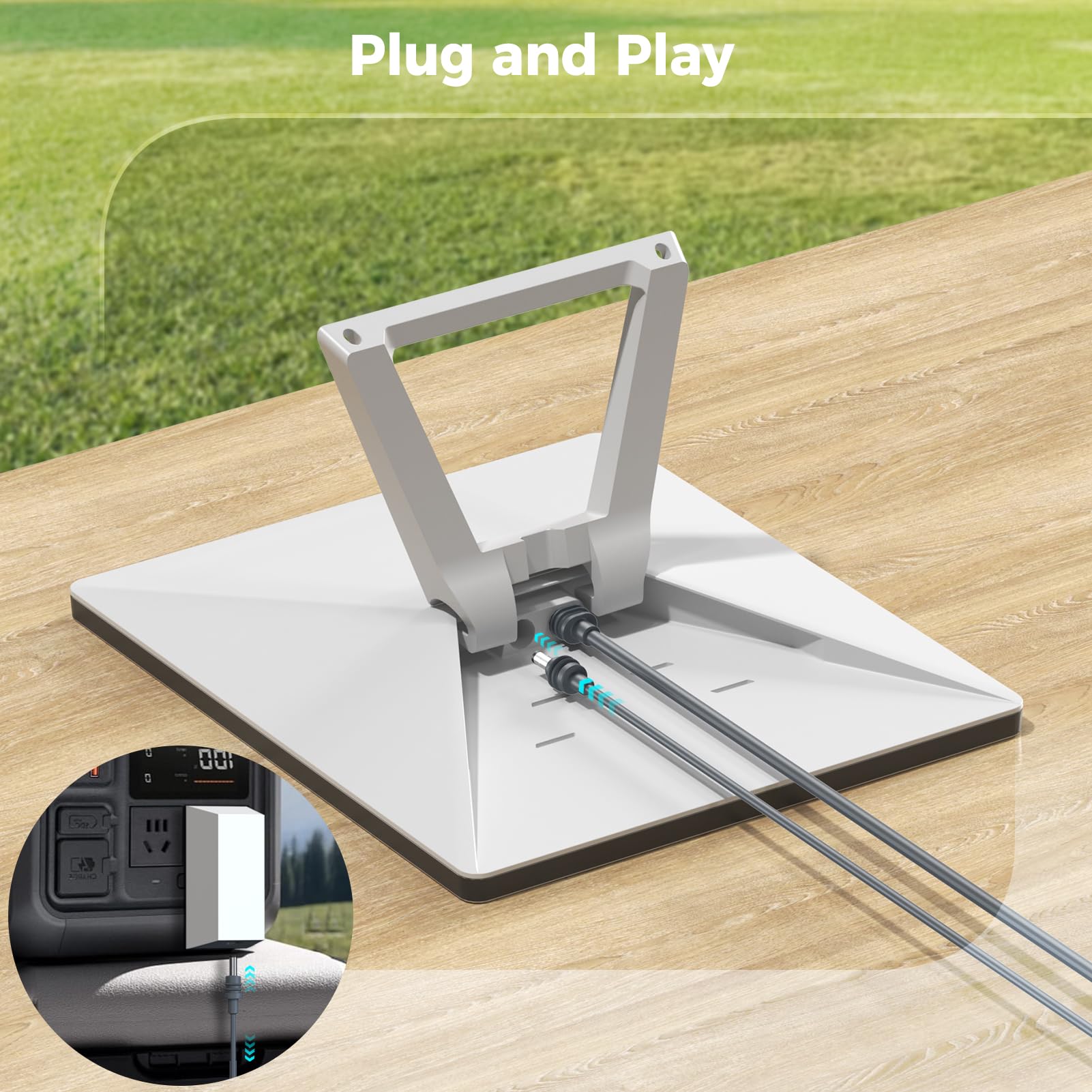 Starlink Mini 18AWG Heavy Duty DC Power Cord | Waterproof & Weather-Resistant Plug-and-Play Replacement Cable for Starlink Mini