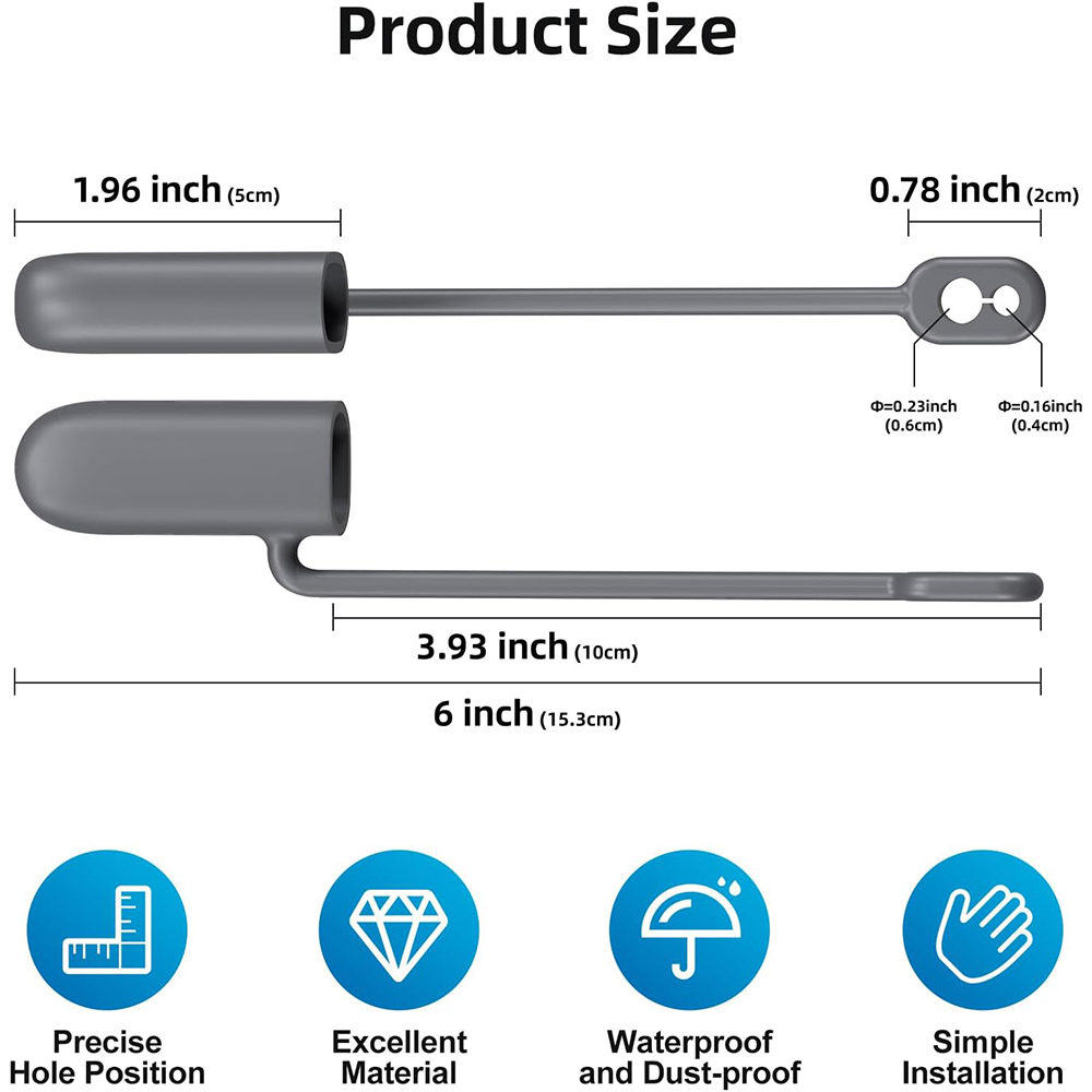 4Pcs Starlink Cable Silicone Caps Universal Starlink Gen 3 Cable and Gen 2 Cable Plug Waterproof Protective Silicone Covers Router and Antenna Ends Caps