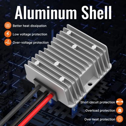 Starlink Mini Conversion  12V  to 20V Adapter DC Step Up Converter with Clip 9-14V Input, 20V 3A Max Output   OUTDOOR POWER SUPPLY  for RV BOAT