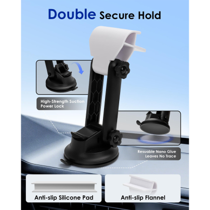 Starlink Mini Car Mount,Starlink Mini Suction Cup Mount Kit Accessories Magnetic Roof RV Roof Rack Dash Pole Starlink Bracket Adapter