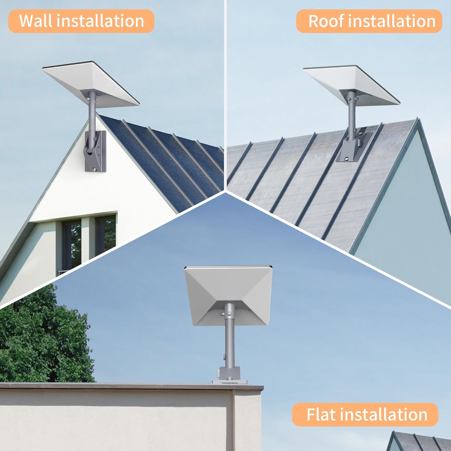 Gen 3 Mount for Starlink, Adjustable Wall/Roof starlink mounting kit Compatible with V3 Starlink Standard Dish
