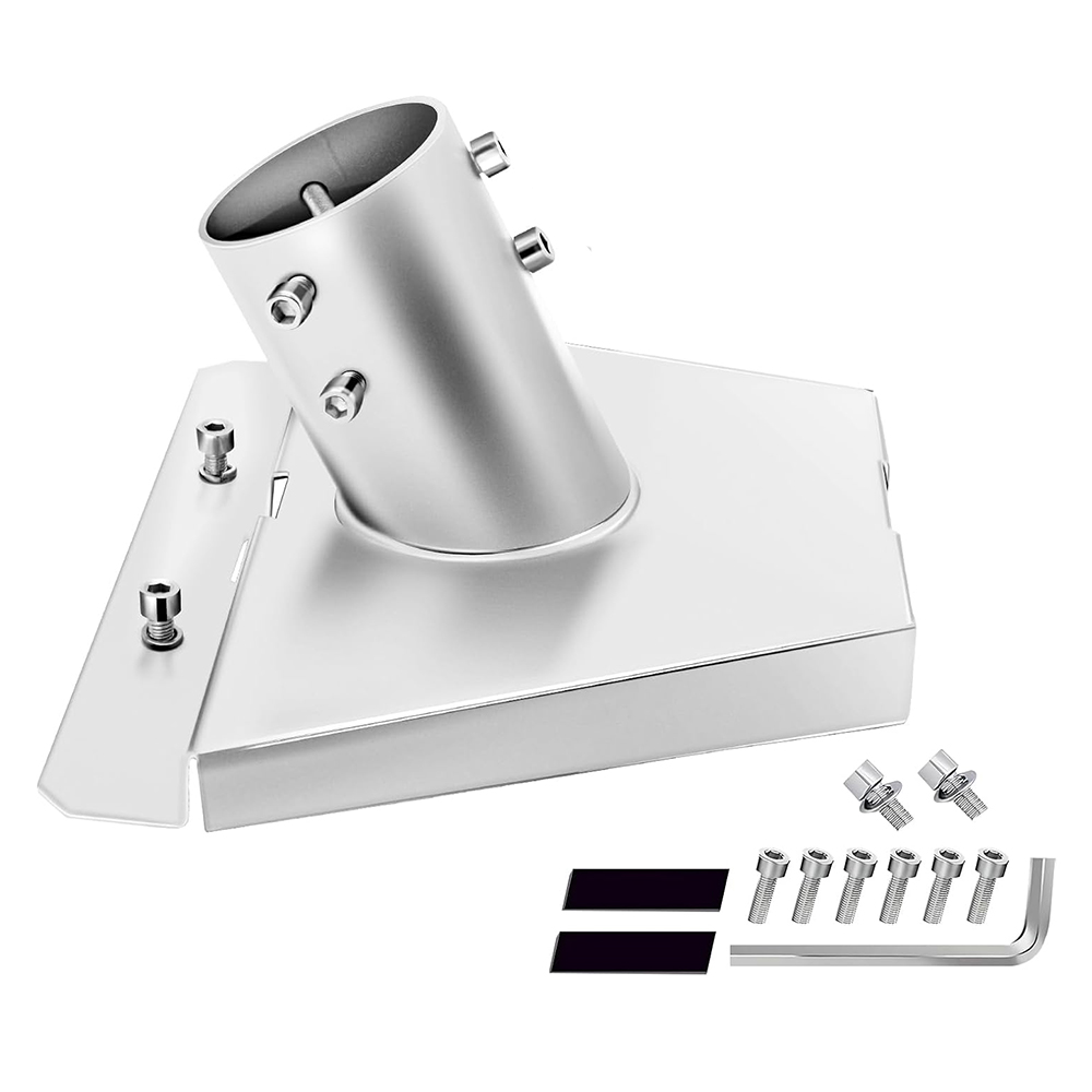 Starlink Gen 3 Pipe Adapter, Starlink Mount, Windproof, Grey, Steel, Alloy Steel Frame, Wall and Corner Mount,