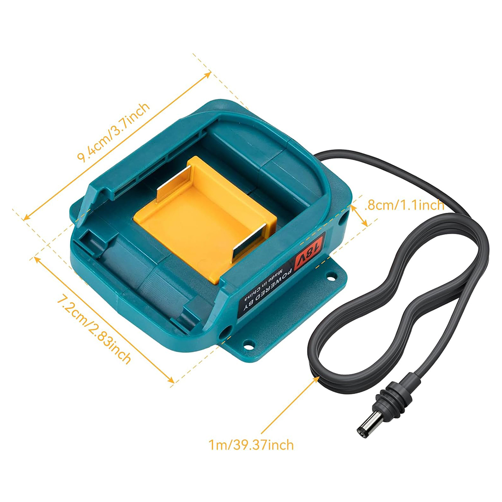 Power Cable and Battery Adapter, Compatible with/Replacement for Makita Batteries, 3.2FT Plug and Play Design, DC Power Cable Cord for Starlink Mini