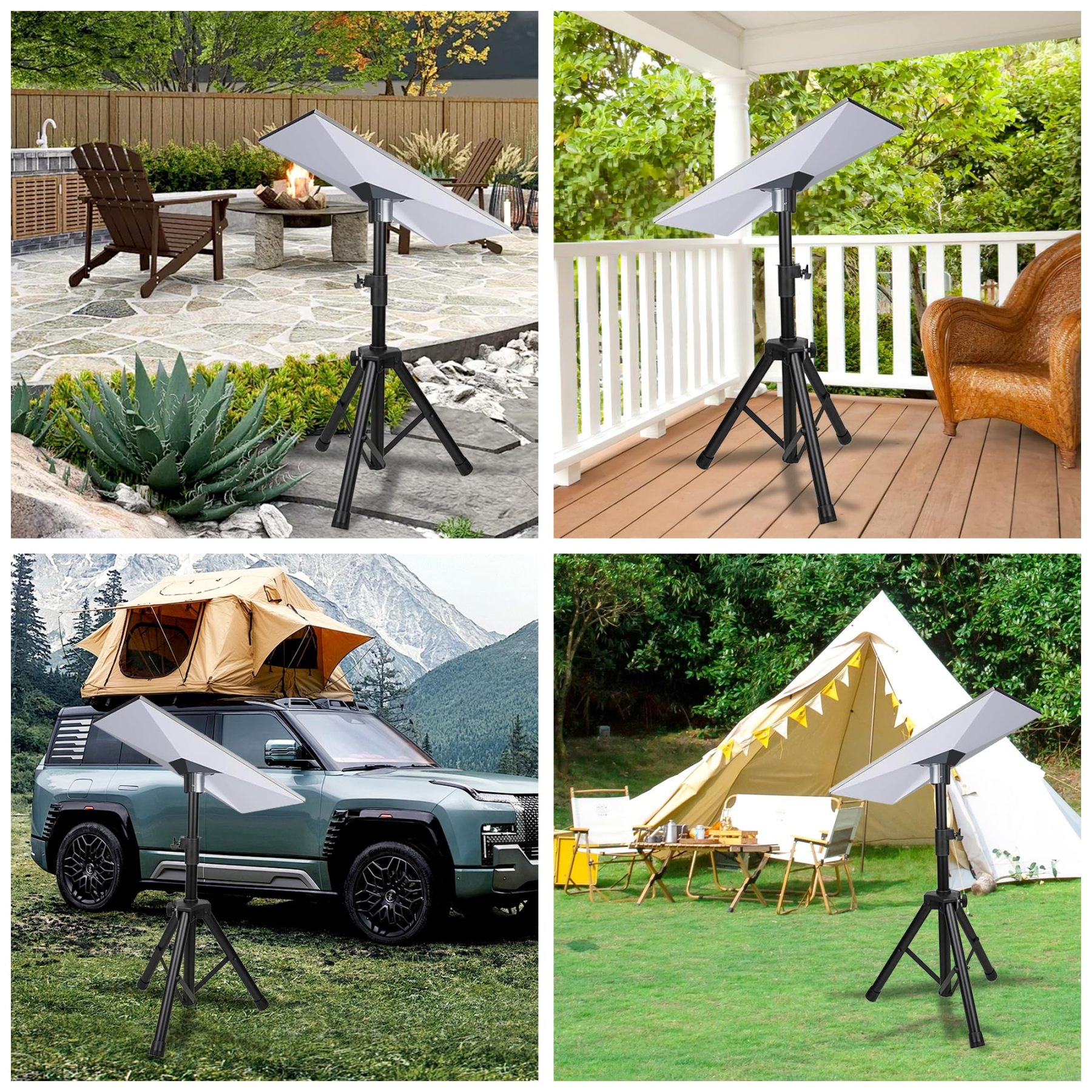 Starlink Gen 3 Mount Starlink Tripod Mounting Kit,Starlink V3 Tripod Dish Mount Adapter Compatible with Starlink Gen 3 V3 Dish