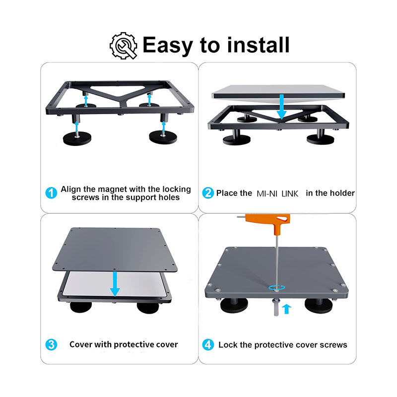 Starlink Mini Mount Magnetic with 200lbs Heavy-Duty Magnet Case, Starlink Mini Roof Mounts for RV Car Boat Truck