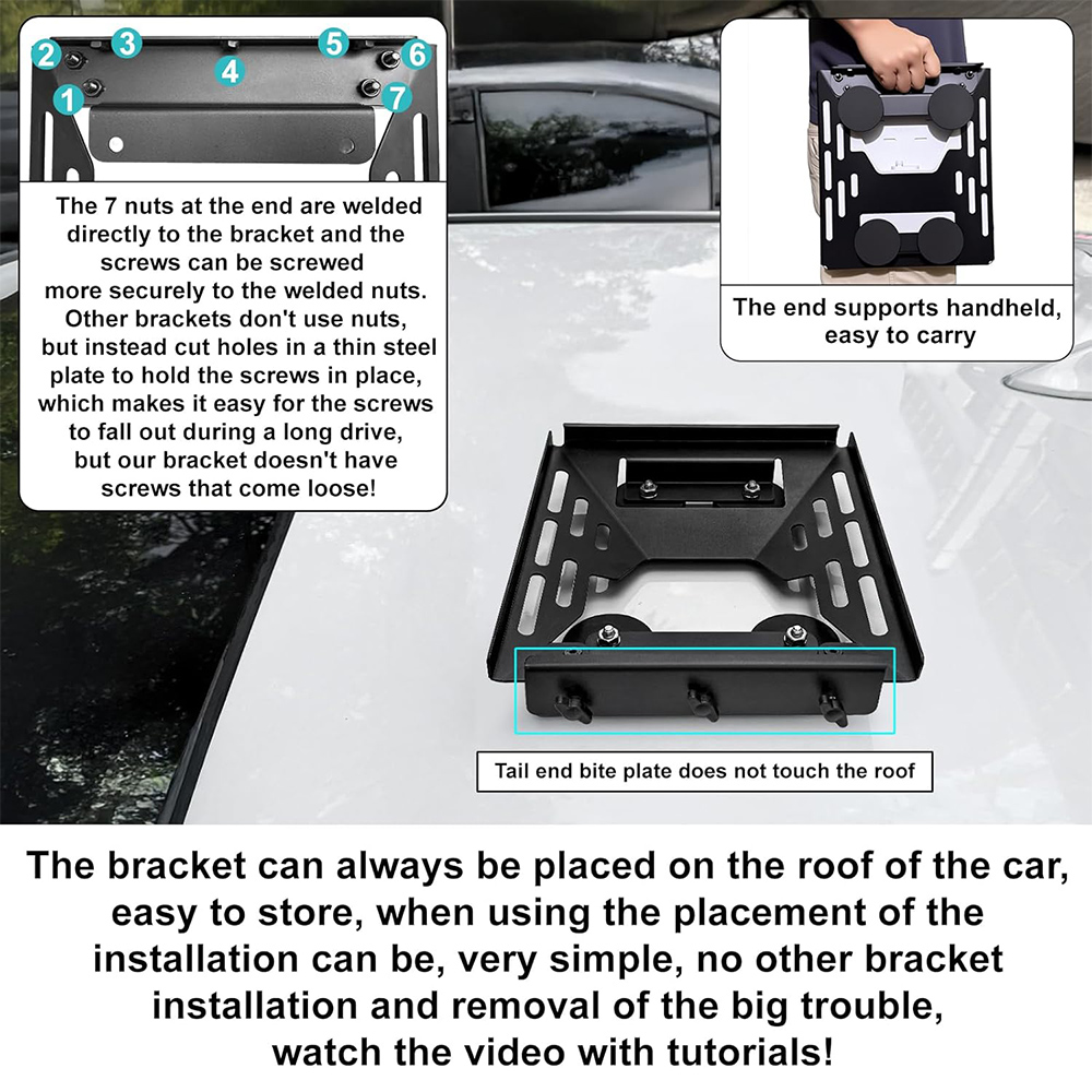Starlink Mini Magnetic Mount System | Quick Release Car & Boat Bracket | Marine Grade Stainless Steel | All-Weather Performance