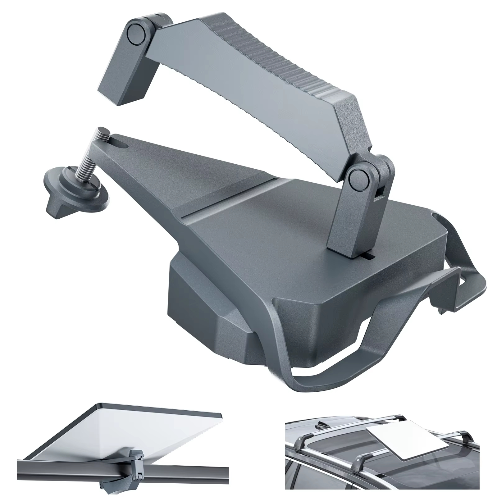 Car Roof Mount Compatible with Starlink Mini, Heavy Duty Satellite Internet Kit Mounting Bracket for Vehicles and Yachts