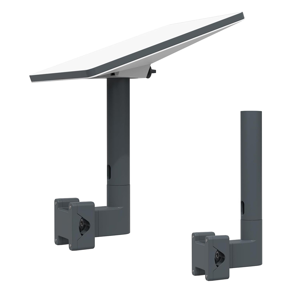 Starlink Mini Mount, RV Ladder Mount for Starlink Mini, Aluminum Alloy Starlink Kit with Installation Range 0.8 to 1.97 inch Pipe Adapter for RV, Roof