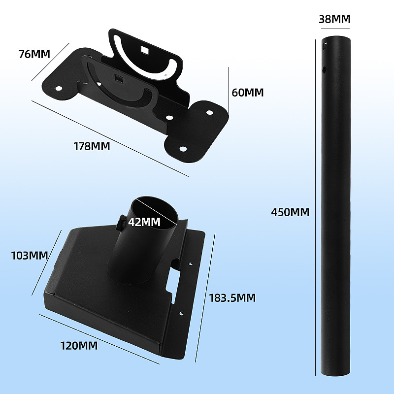 Metal Alloy Roof Mount Compatible with Starlink Gen 3, Angle Adjustable Standard V3 Mounting Kit with Pipe Adapter