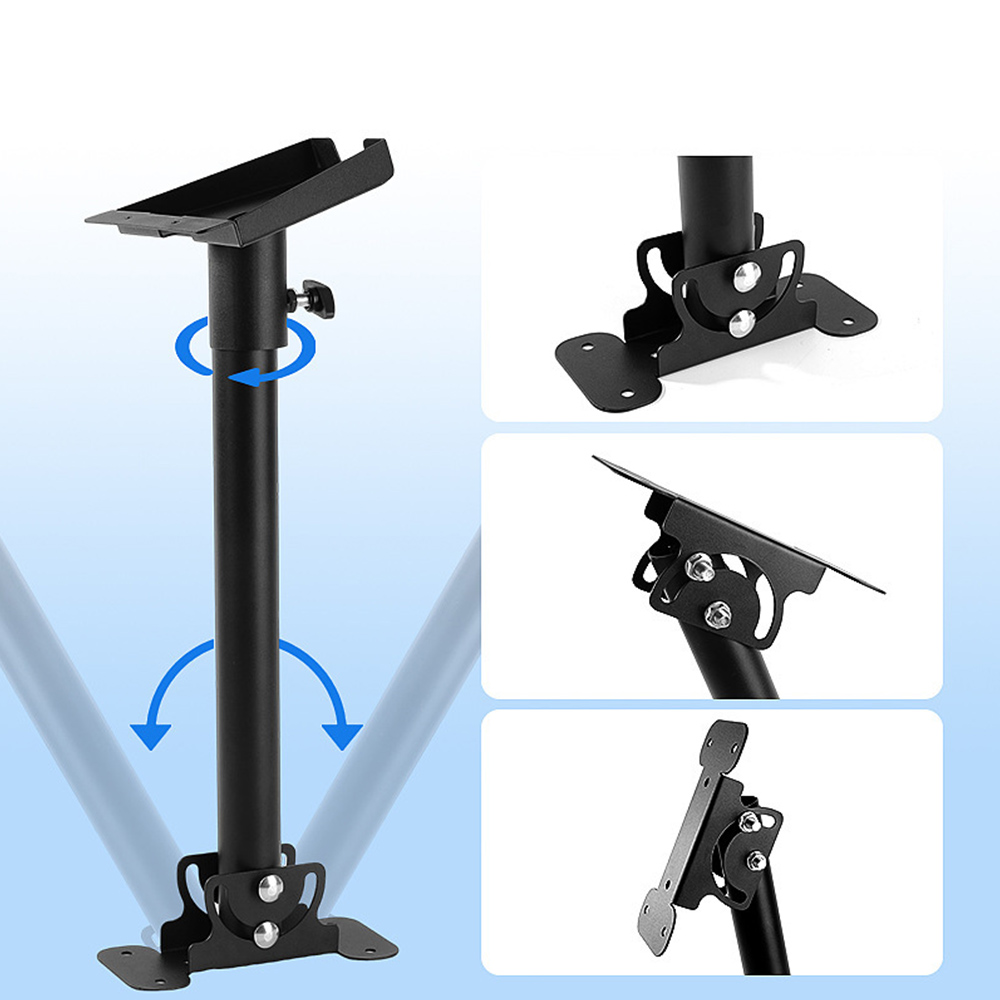 Metal Alloy Roof Mount Compatible with Starlink Gen 3, Angle Adjustable Standard V3 Mounting Kit with Pipe Adapter