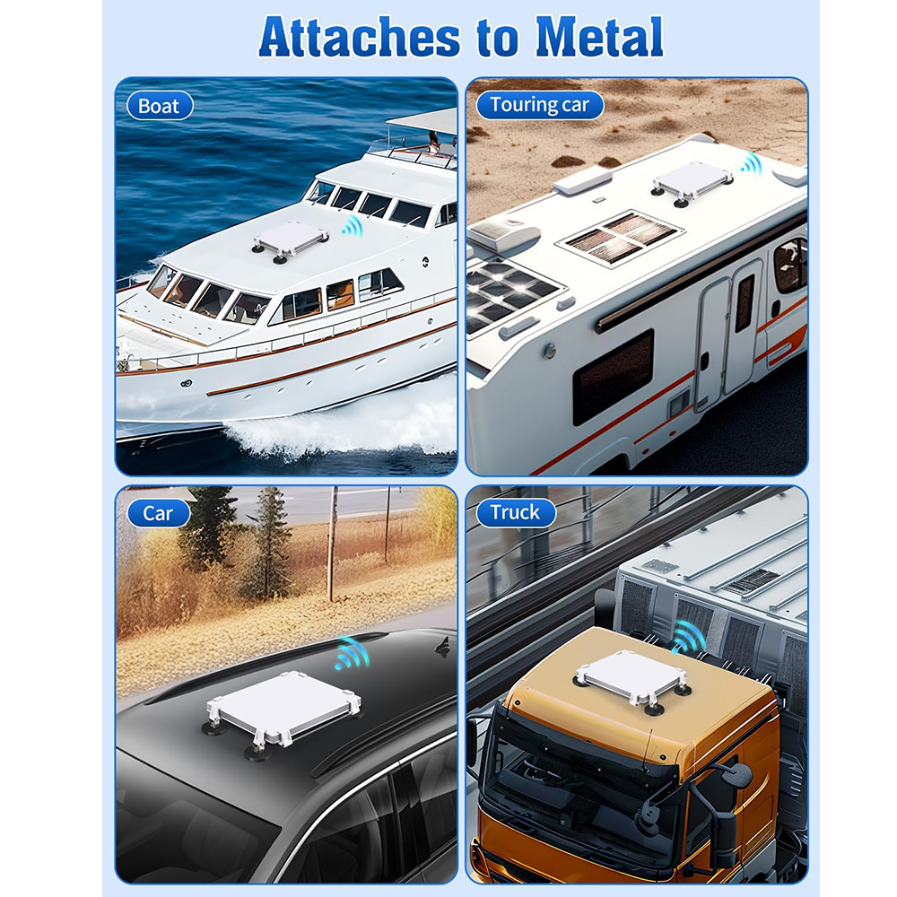 Starlink Mini Magnetic Mount, Magnetic Roof Mount for Starlink Mini, Heavy Duty Magnet Bases Car Mounting Accessories for Vehicle, RV and Metal Surfaces