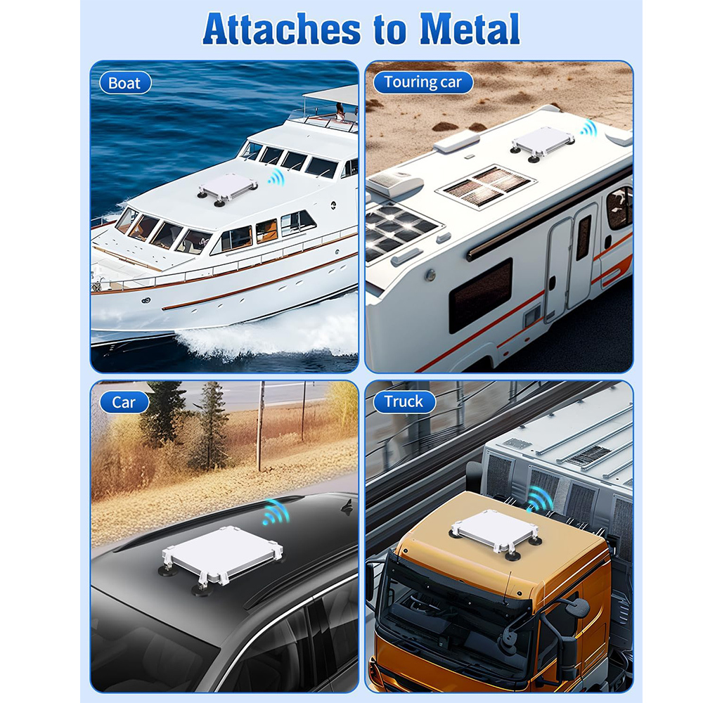 Starlink Mini Magnetic Mount, Magnetic Roof Mount for Starlink Mini, Heavy Duty Magnet Bases Car Mounting Accessories for Vehicle, RV and Metal Surfaces