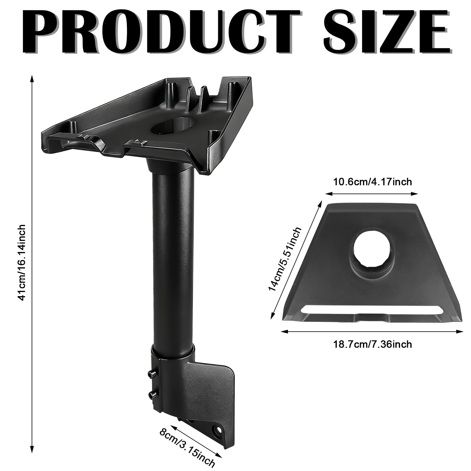 Starlink Gen 3 Mount 360 Adjustable V3 Starlink Wall Mount With Tube Adapter,Starlink Gen3 Mast Mounting Kit,Starlink Roof Mount For Gen3 Starlink